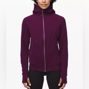 Lululemon~ Women's Scuba Hoodie Light Cotton‎ Fleece Color Marvel Size 8